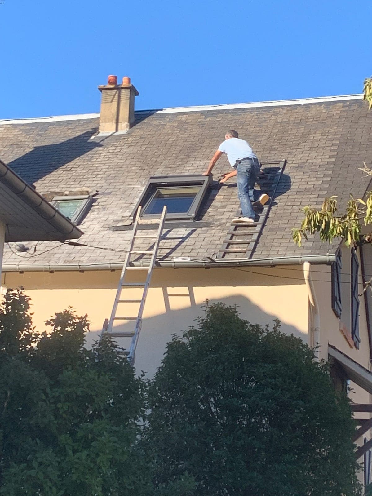 Remplacement de Velux et pose de volet roulant solaire
